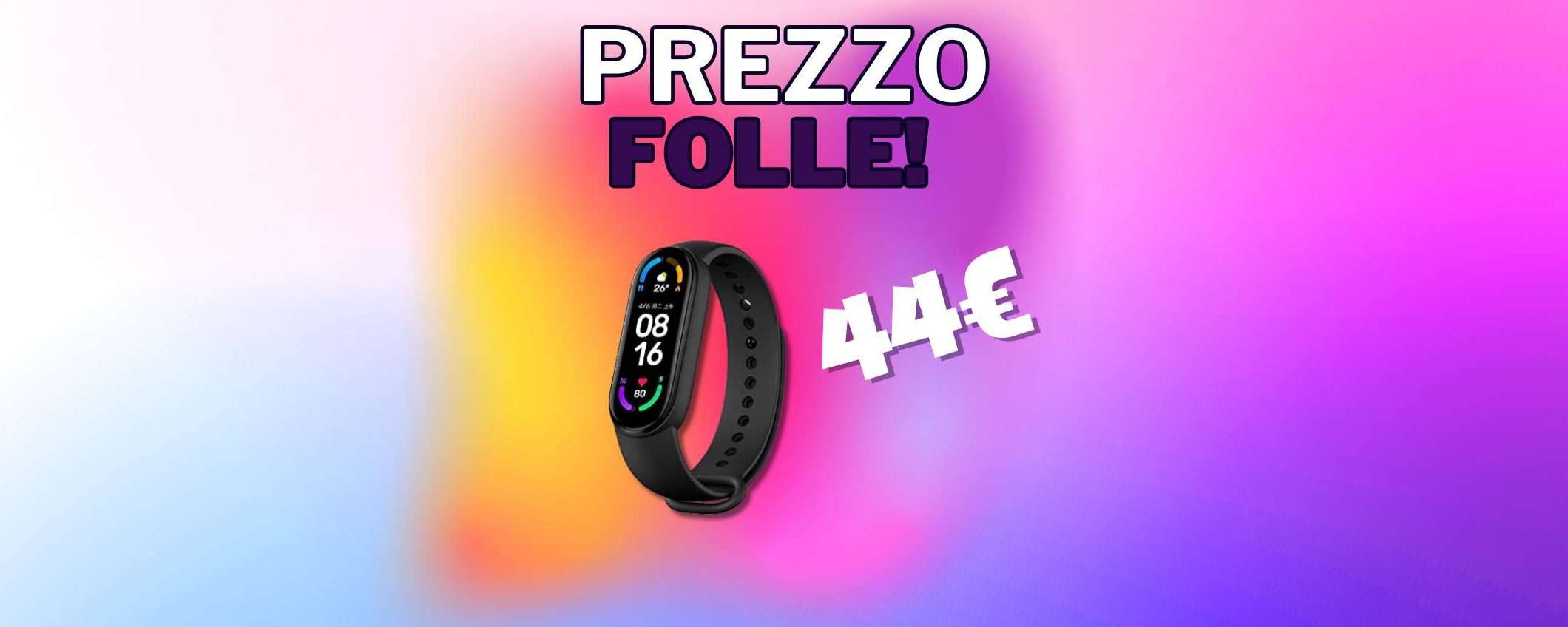 Xiaomi Mi Band 6 ad appena 44€, prezzo FOLLE Xiaomi Mi Band 6 ad appena 44€, prezzo FOLLE