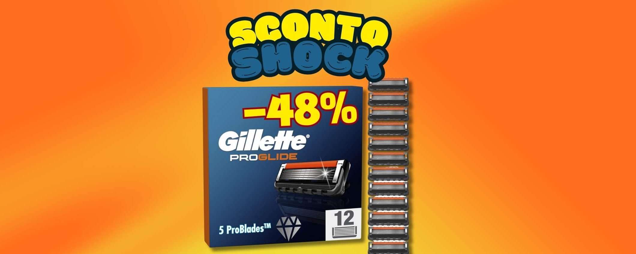 12 lamette di ricambio Gillette ProGlide a un prezzo FOLLE (-48%) 12 lamette di ricambio Gillette ProGlide a un prezzo FOLLE (-48%)
