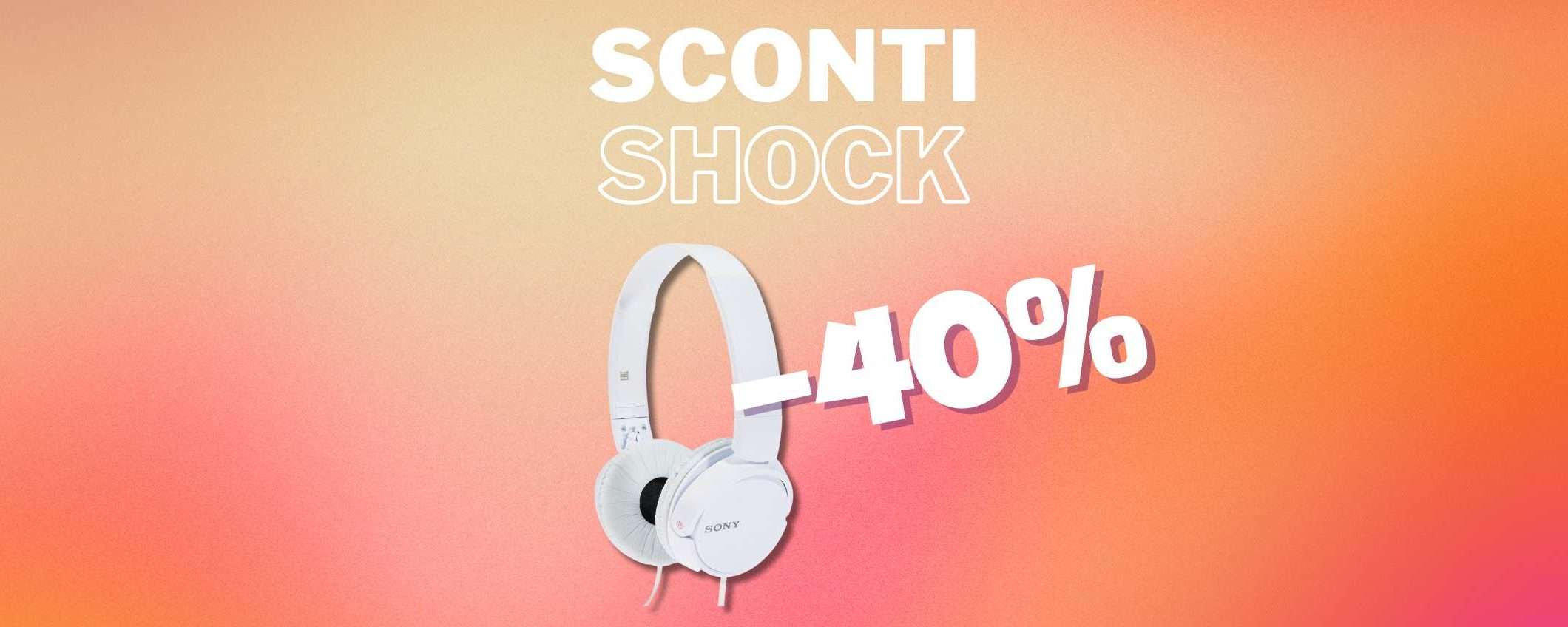 Cuffie Sony Mdr-Zx110: prezzo SHOCK di soli 8,99€ Cuffie Sony Mdr-Zx110: prezzo SHOCK di soli 8,99€