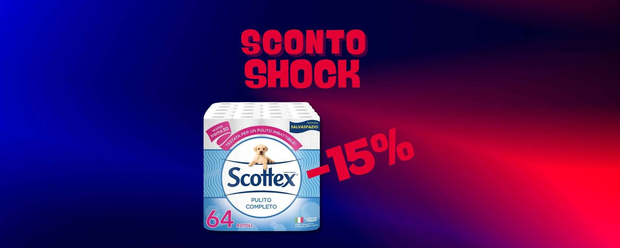 Super scorta di carta igienica Scottex (-15%) Super scorta di carta igienica Scottex (-15%)