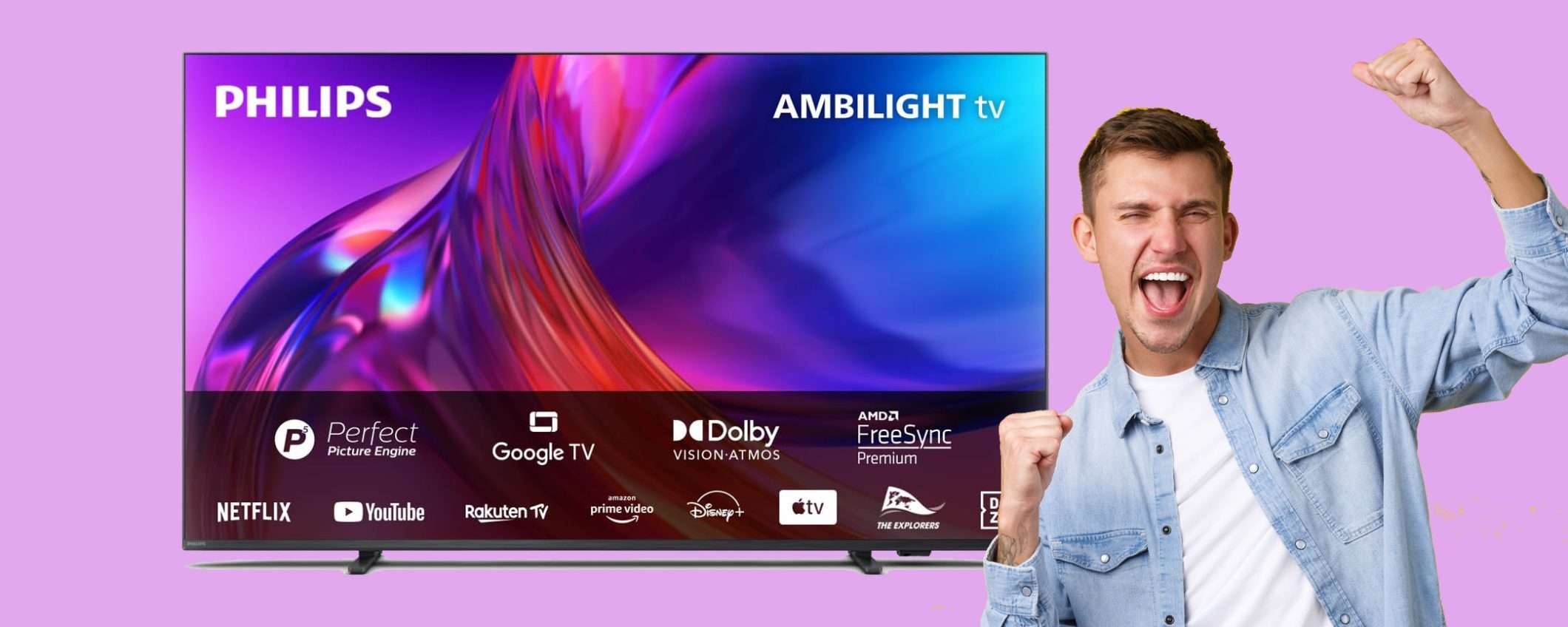 Smart TV Philips 4K da 43 Smart TV Philips 4K da 43