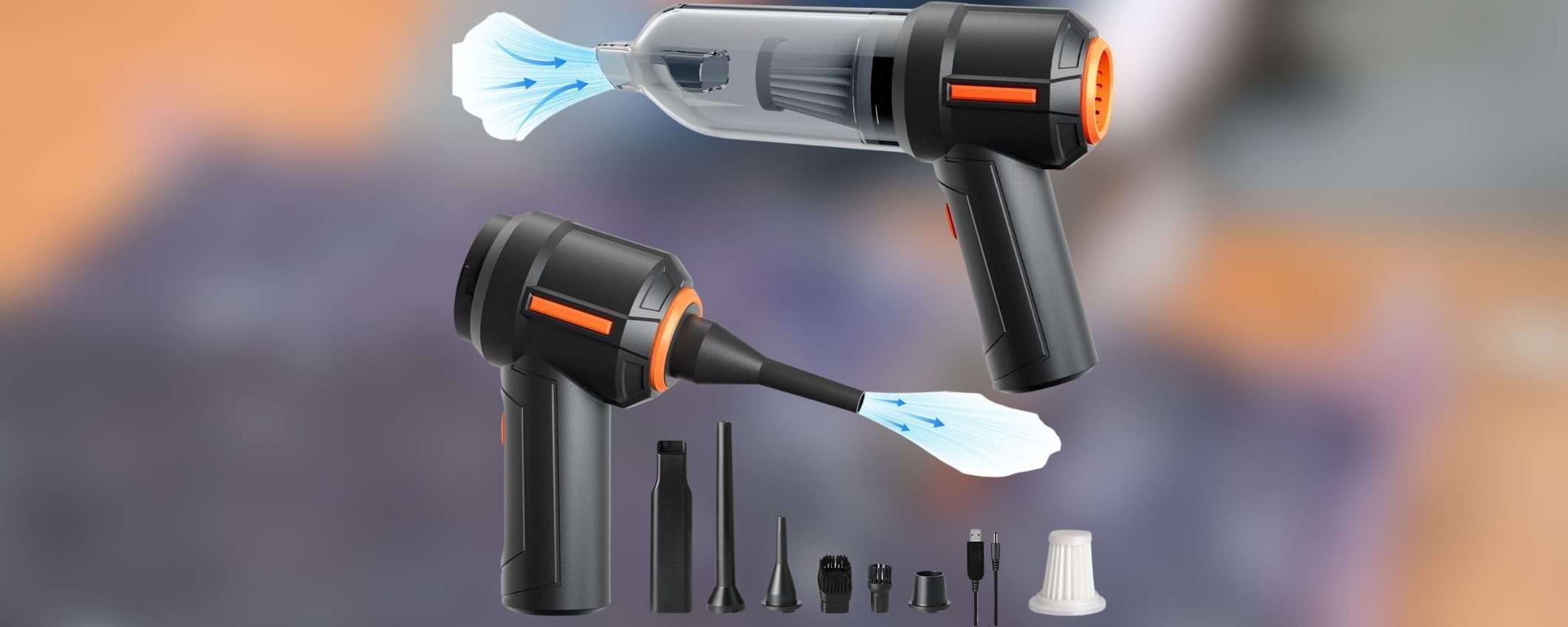 Solo 18,86 euro per questo UTILISSIMO spolverino elettrico ad ARIA COMPRESSA (-37%) Solo 18,86 euro per questo UTILISSIMO spolverino elettrico ad ARIA COMPRESSA (-37%)