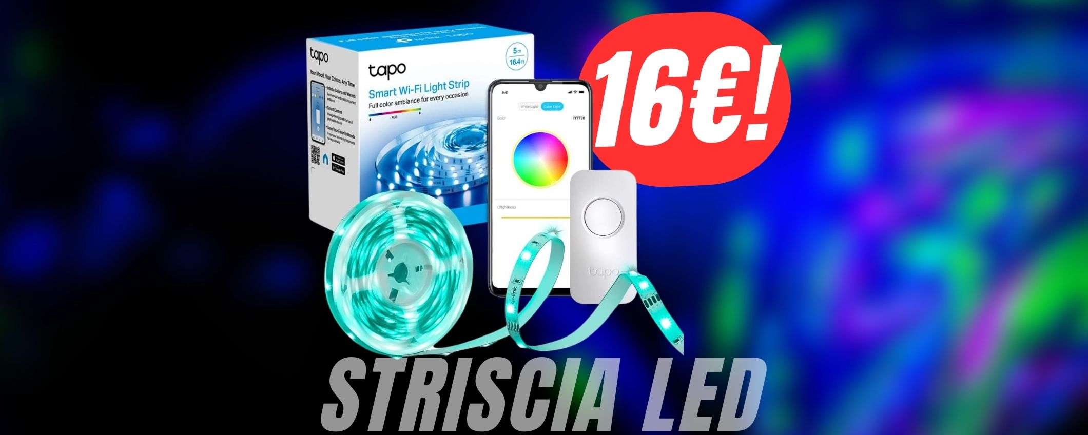 Controlla le tue luci con la voce grazie alla STRISCIA LED smart (a soli 16€!) Controlla le tue luci con la voce grazie alla STRISCIA LED smart (a soli 16€!)