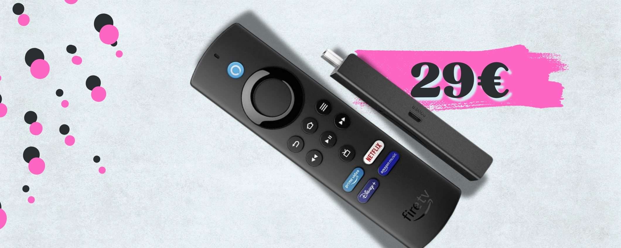 Amazon SCONTA la Fire TV Stick Lite: streaming in 1080p ovunque Amazon SCONTA la Fire TV Stick Lite: streaming in 1080p ovunque