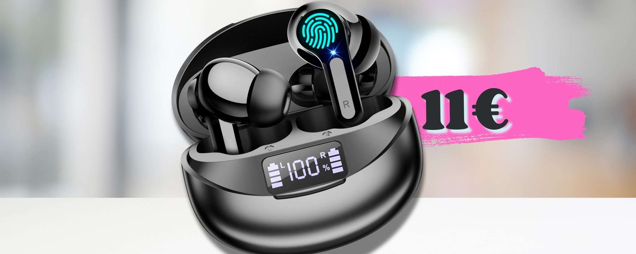 Auricolari Bluetooth 5.3 costano 11€ ma fanno il BAFFO a marchi TOP Auricolari Bluetooth 5.3 costano 11€ ma fanno il BAFFO a marchi TOP