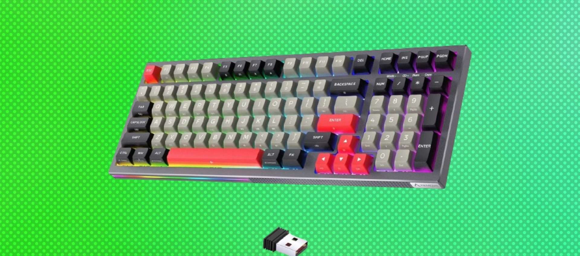 Tastiera meccanica Kemove K98, doppio sconto imperdibile: è formidabile