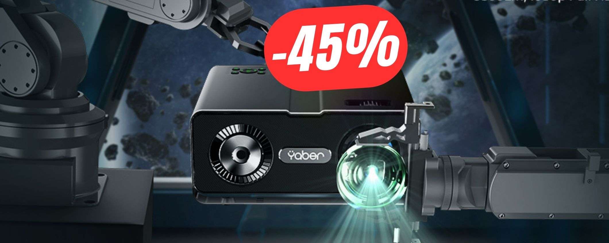 IL VIDEOPROIETTORE perfetto per gli EUROPEI costa solo 109€ con il COUPON! IL VIDEOPROIETTORE perfetto per gli EUROPEI costa solo 109€ con il COUPON!