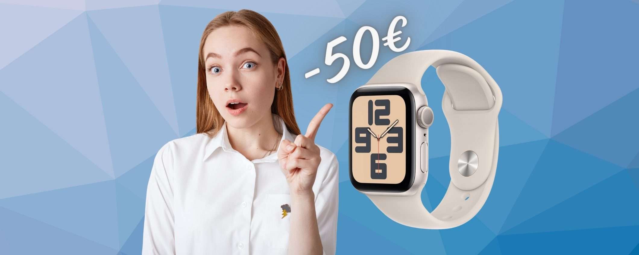 Apple Watch SE (2ª gen) con cassa in alluminio a un PREZZACCIO (-50€) Apple Watch SE (2ª gen) con cassa in alluminio a un PREZZACCIO (-50€)