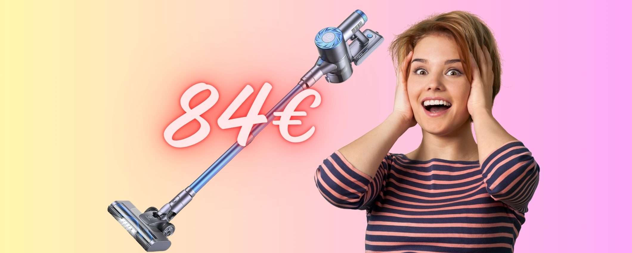 Aspirapolvere senza fili LEGGERO e POTENTE, con accessori, a SOLI 84€ Aspirapolvere senza fili LEGGERO e POTENTE, con accessori, a SOLI 84€