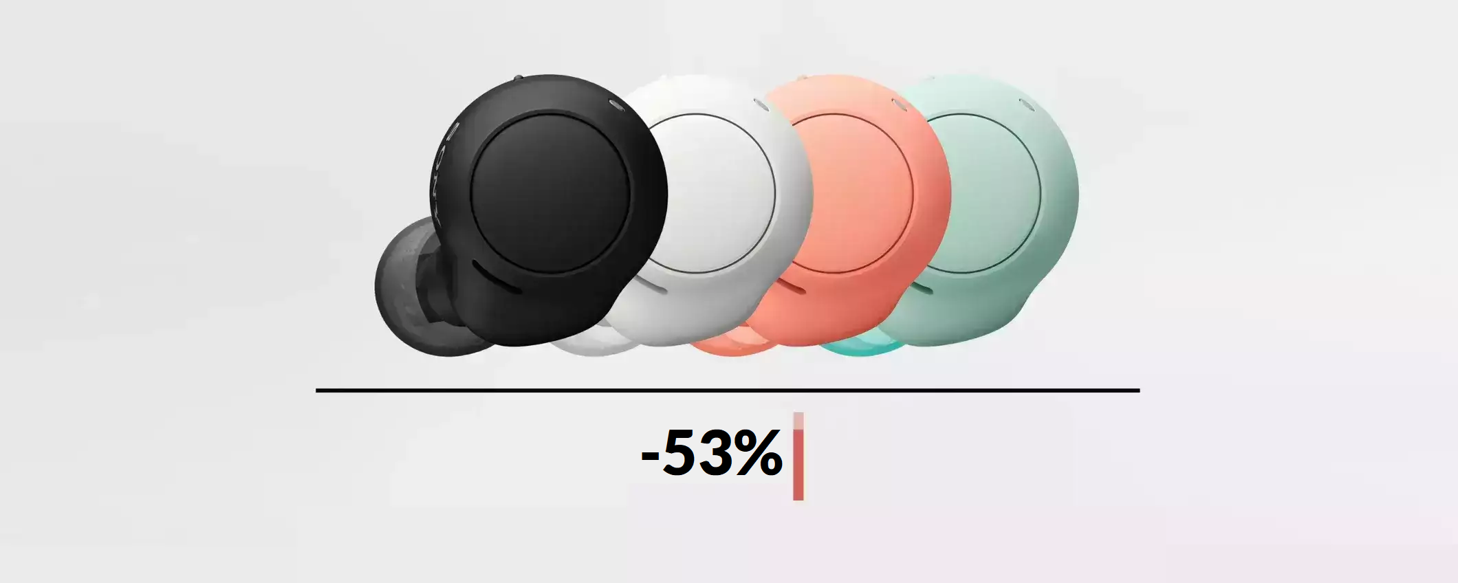 Auricolari Sony a meno di METÀ prezzo: non temono l'acqua (46€)