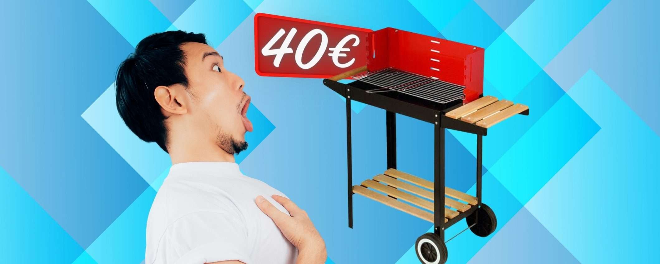 Barbecue con ruote e diversi ripiani a SOLI 40€ con il CODICE eBay Barbecue con ruote e diversi ripiani a SOLI 40€ con il CODICE eBay