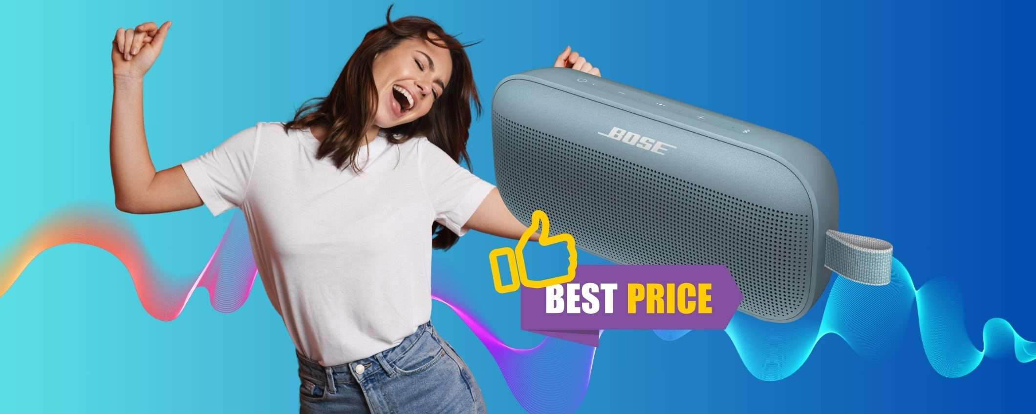 Bose SoundLink Flex: speaker Bluetooth a 27€ al mese SENZA INTERESSI Bose SoundLink Flex: speaker Bluetooth a 27€ al mese SENZA INTERESSI