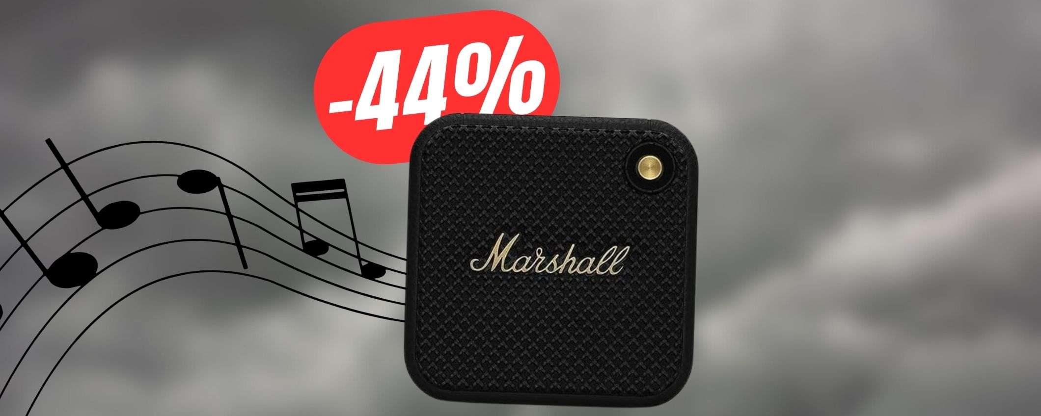 Questa mini CASSA di Marshall (al -44%) è bellissima e super-potente! Questa mini CASSA di Marshall (al -44%) è bellissima e super-potente!