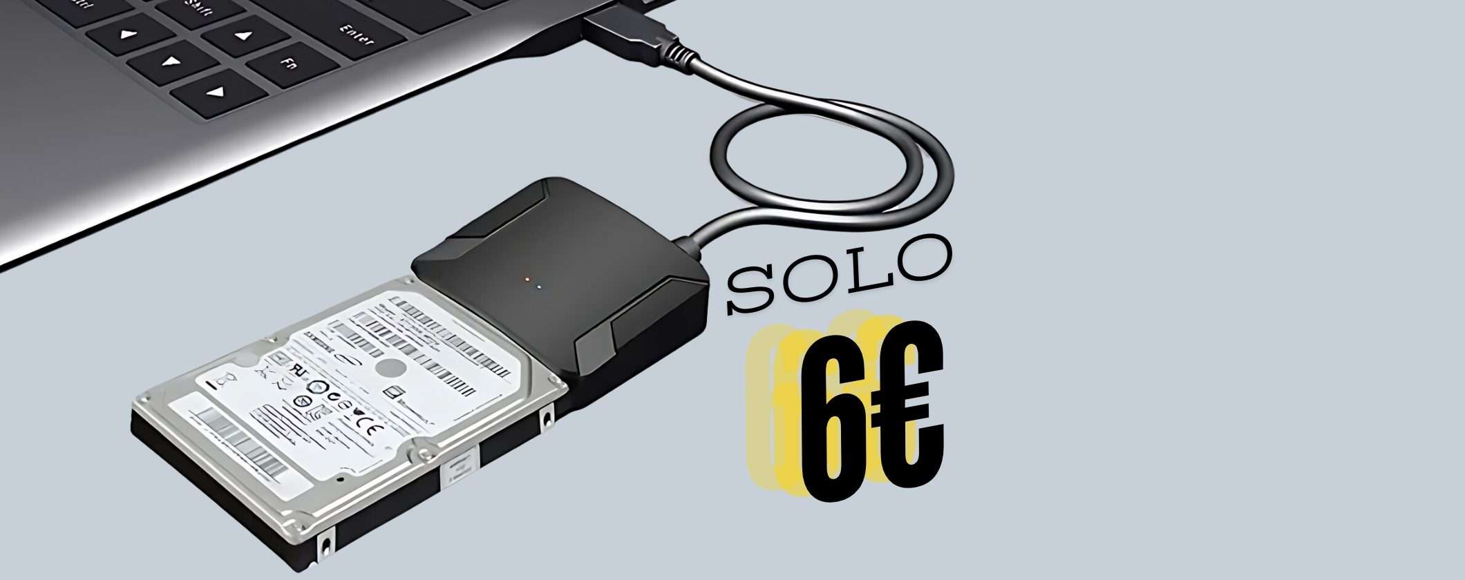 Cavo Adattatore Disco Rigido SATA a soli 6€ Cavo Adattatore Disco Rigido SATA a soli 6€