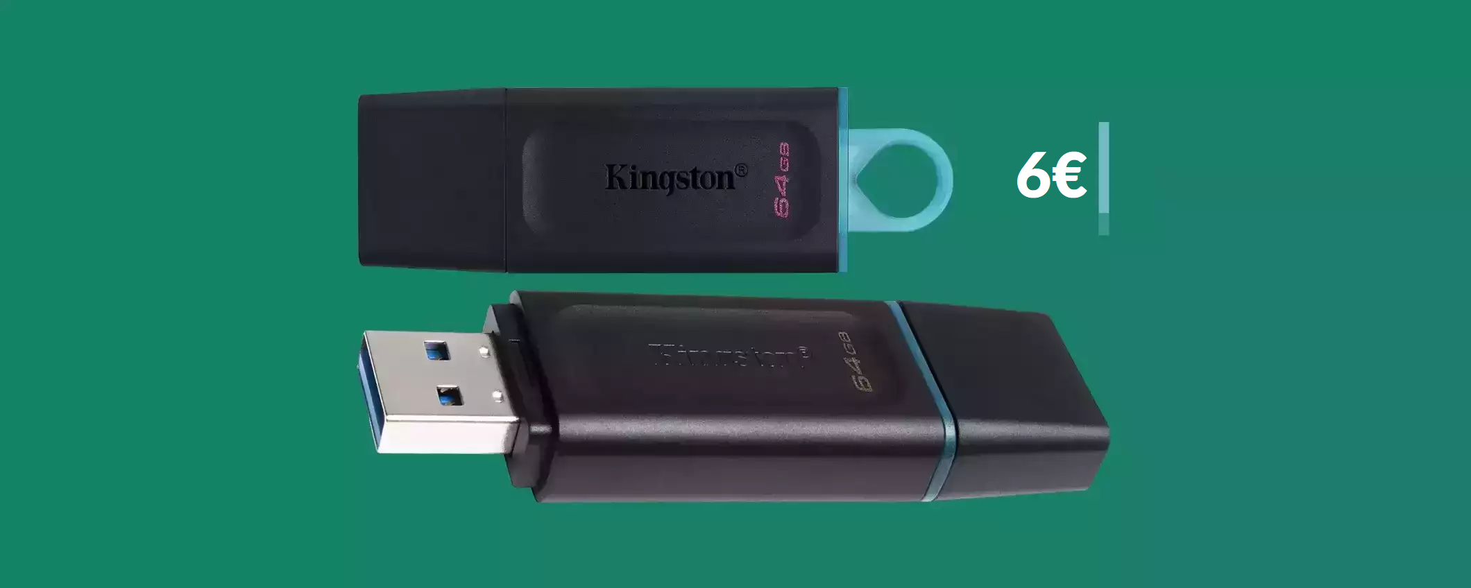 Chiavetta USB da 64€: oggi bastano appena 6€ per portarla a casa Chiavetta USB da 64€: oggi bastano appena 6€ per portarla a casa