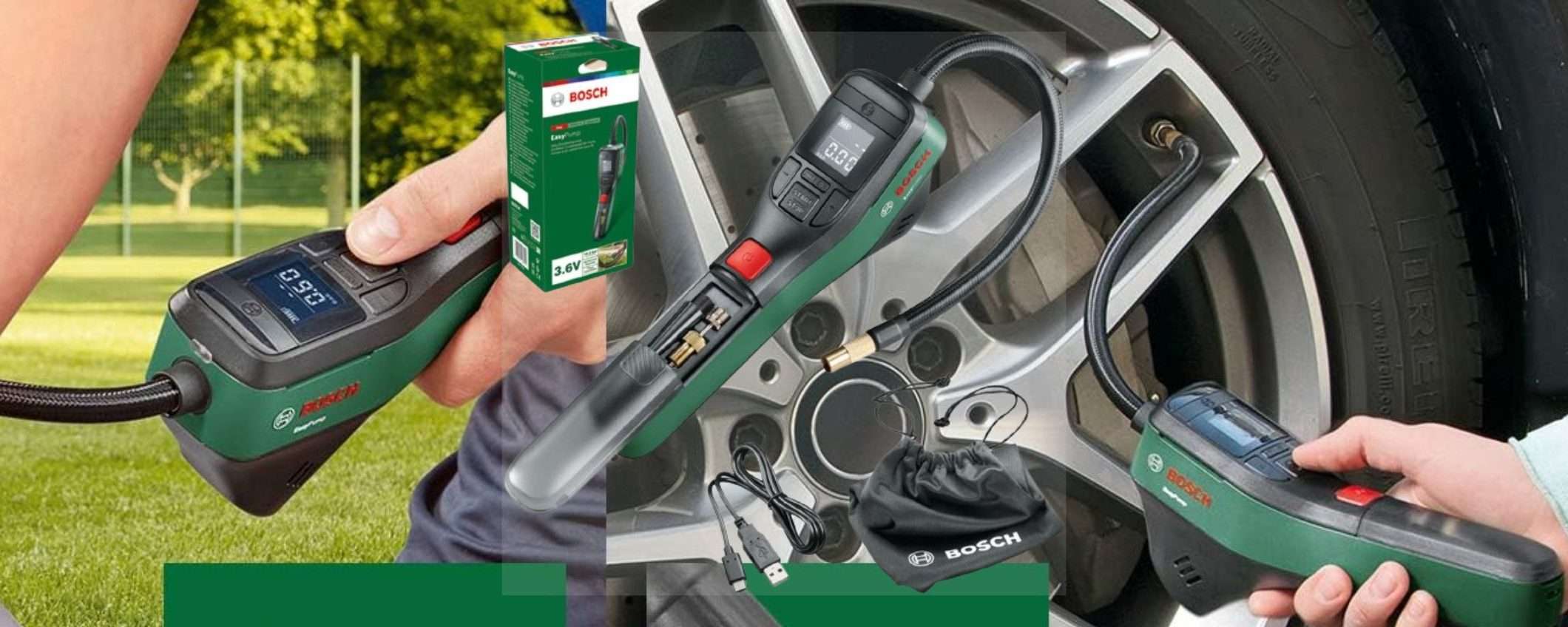 Bosch SVENDE TUTTO su Amazon: il mitico compressore a batteria è in sconto Bosch SVENDE TUTTO su Amazon: il mitico compressore a batteria è in sconto