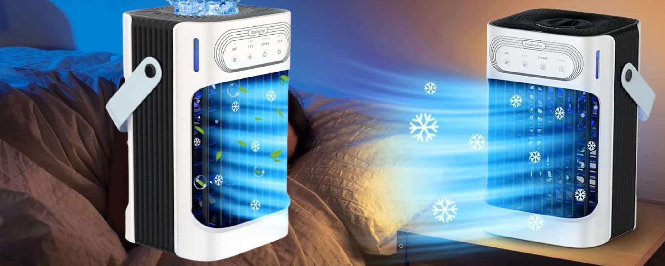 Questo condizionatore portatile consuma NIENTE e costa POCHISSIMO (39€) Questo condizionatore portatile consuma NIENTE e costa POCHISSIMO (39€)