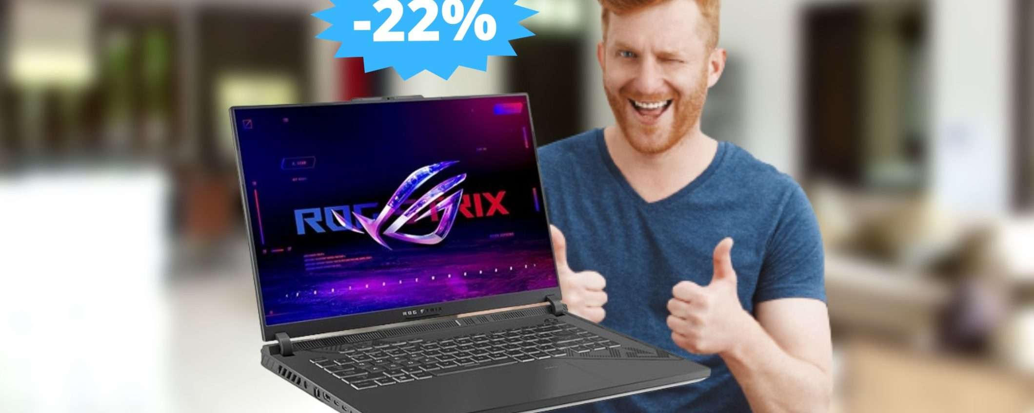 ASUS ROG Strix G16: sconto FOLLE di 700 euro su Amazon ASUS ROG Strix G16: sconto FOLLE di 700 euro su Amazon