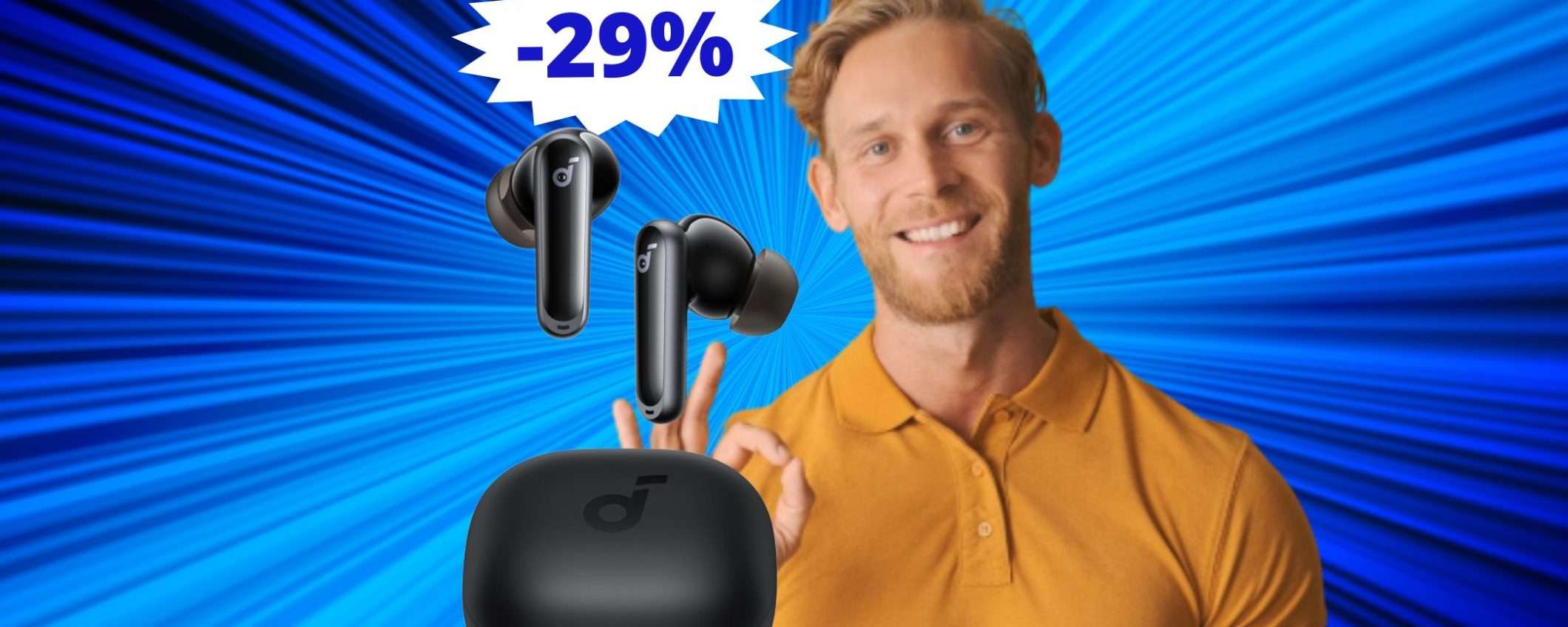 Auricolari Soundcore P40i: MEGA sconto del 29% su Amazon Auricolari Soundcore P40i: MEGA sconto del 29% su Amazon