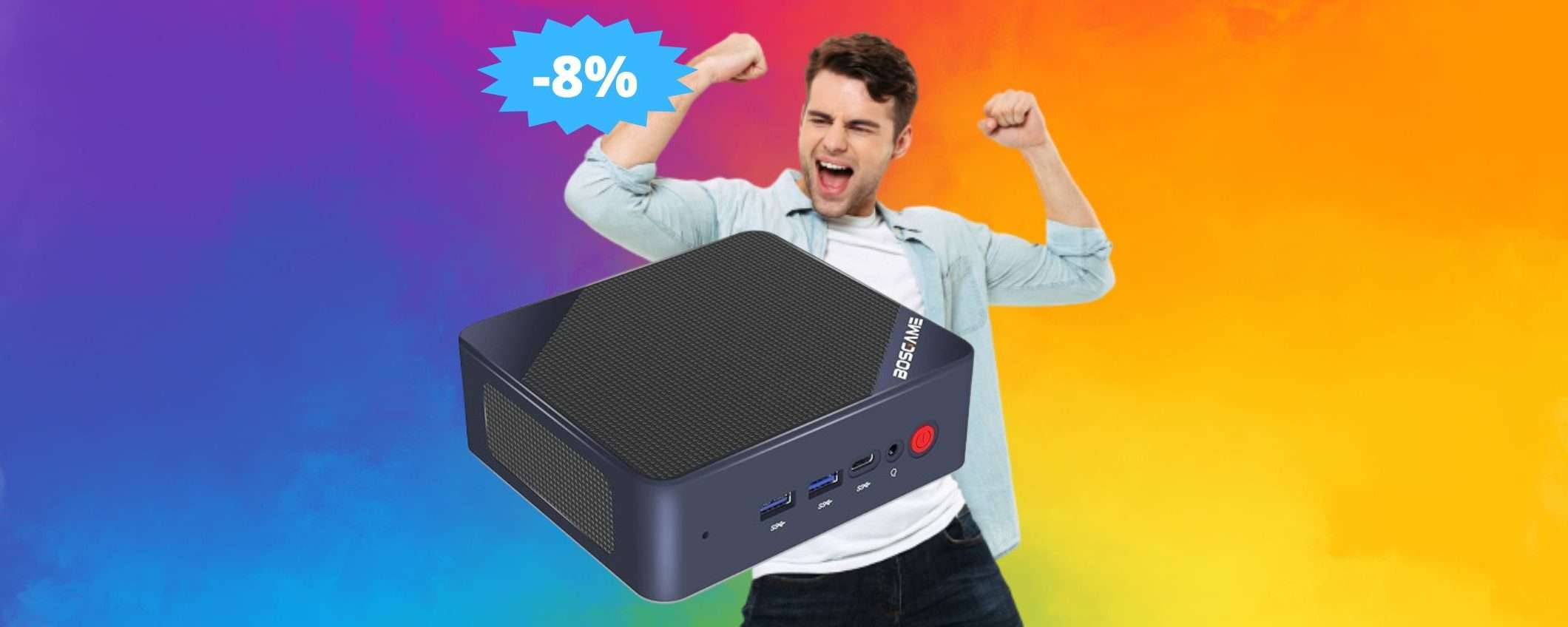 Mini PC BOSGAME: la potenza nel palmo della tua mano (-8%) Mini PC BOSGAME: la potenza nel palmo della tua mano (-8%)