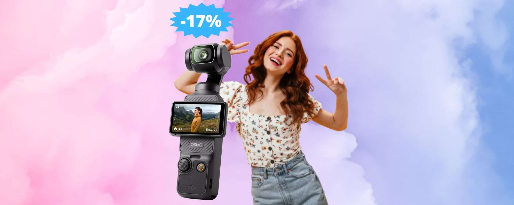 DJI Osmo Pocket 3: sconto IMPERDIBILE del 17% su Amazon DJI Osmo Pocket 3: sconto IMPERDIBILE del 17% su Amazon
