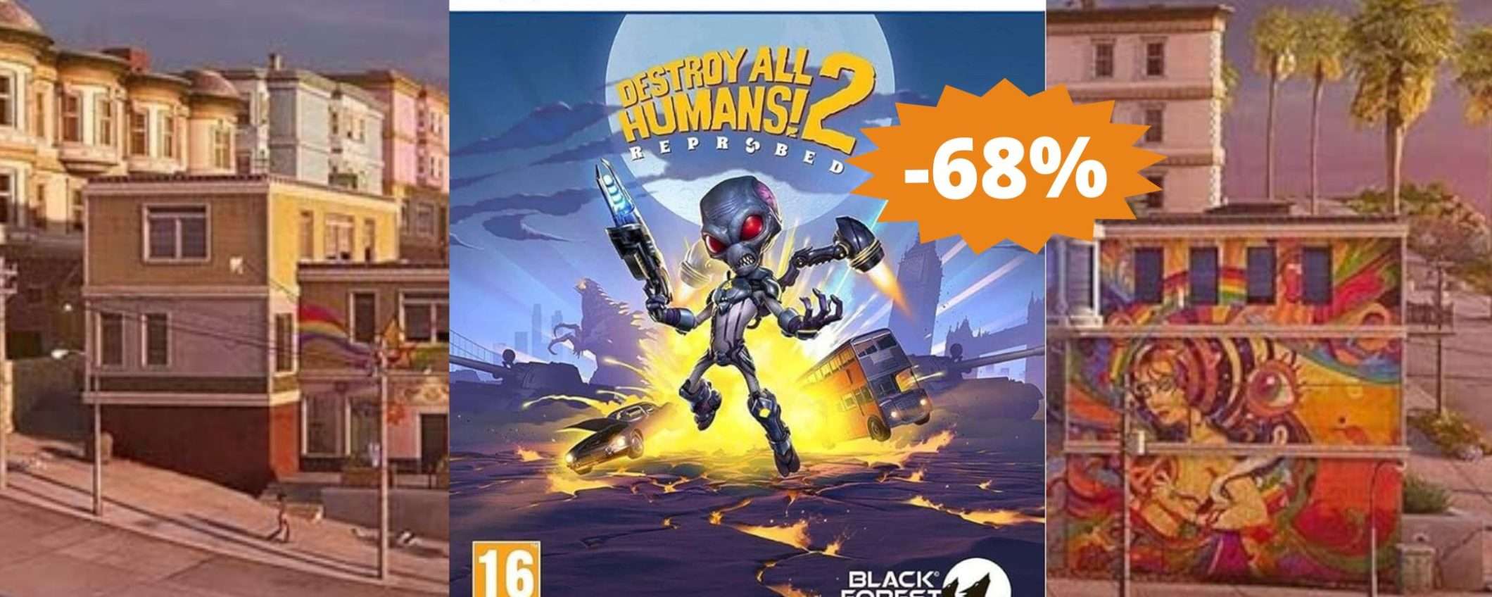 Destroy All Humans! 2 per PS5: CROLLO del prezzo su Amazon (-68%) Destroy All Humans! 2 per PS5: CROLLO del prezzo su Amazon (-68%)