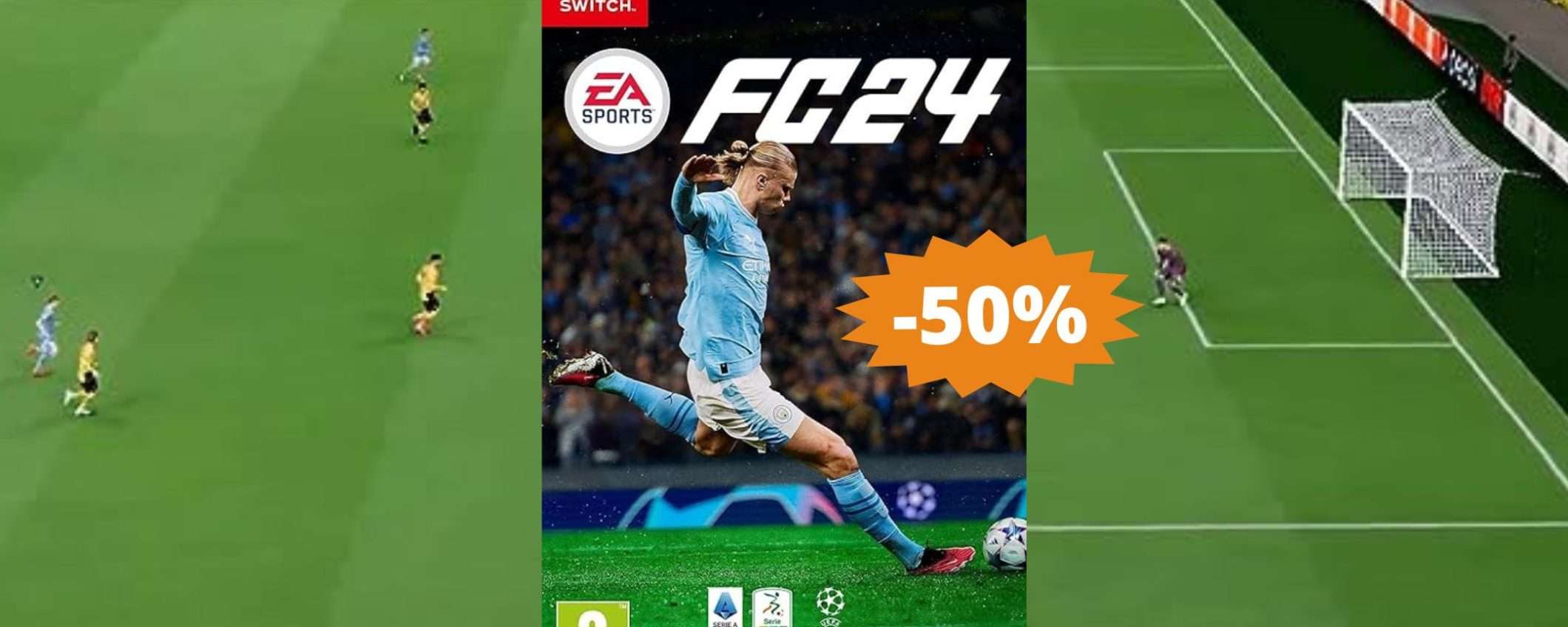 EA SPORTS FC 24 per Switch: sconto FOLLE del 50% EA SPORTS FC 24 per Switch: sconto FOLLE del 50%