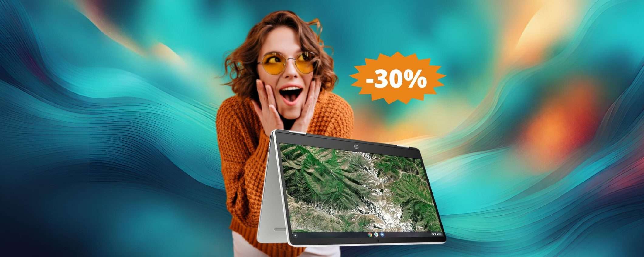 HP Chromebook x360: AUMENTA la tua produttività (-30%) HP Chromebook x360: AUMENTA la tua produttività (-30%)