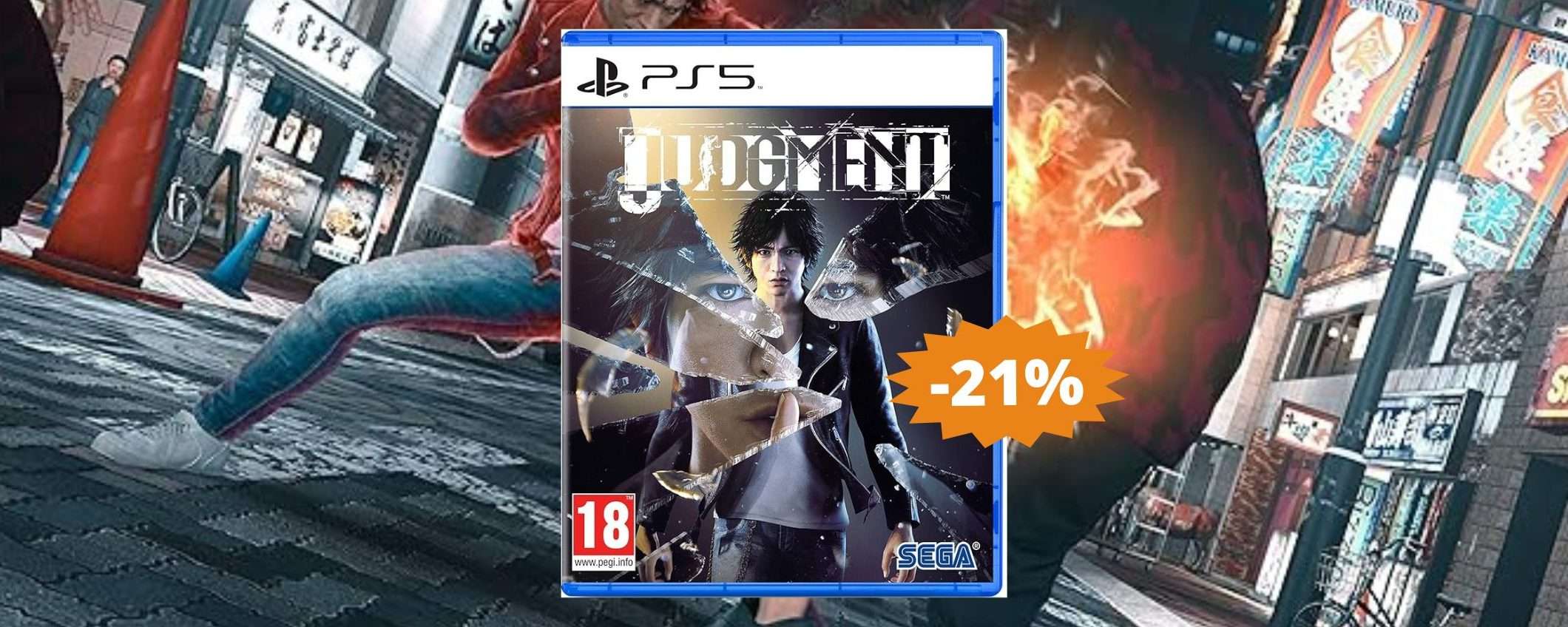 Judgment per PS5: un'OCCASIONE da prendere al volo (-21%) Judgment per PS5: un'OCCASIONE da prendere al volo (-21%)