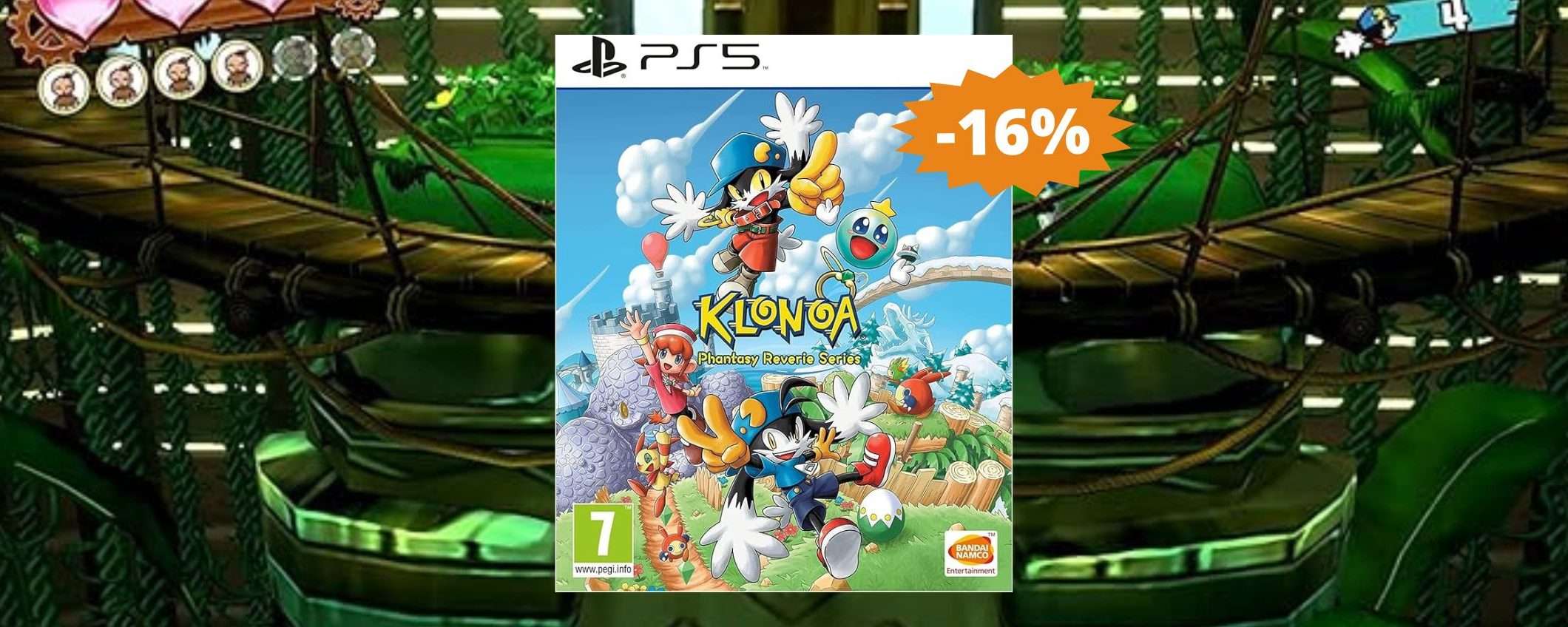 Klonoa Phantasy Reverie Series per PS5: SUPER sconto del 16% Klonoa Phantasy Reverie Series per PS5: SUPER sconto del 16%