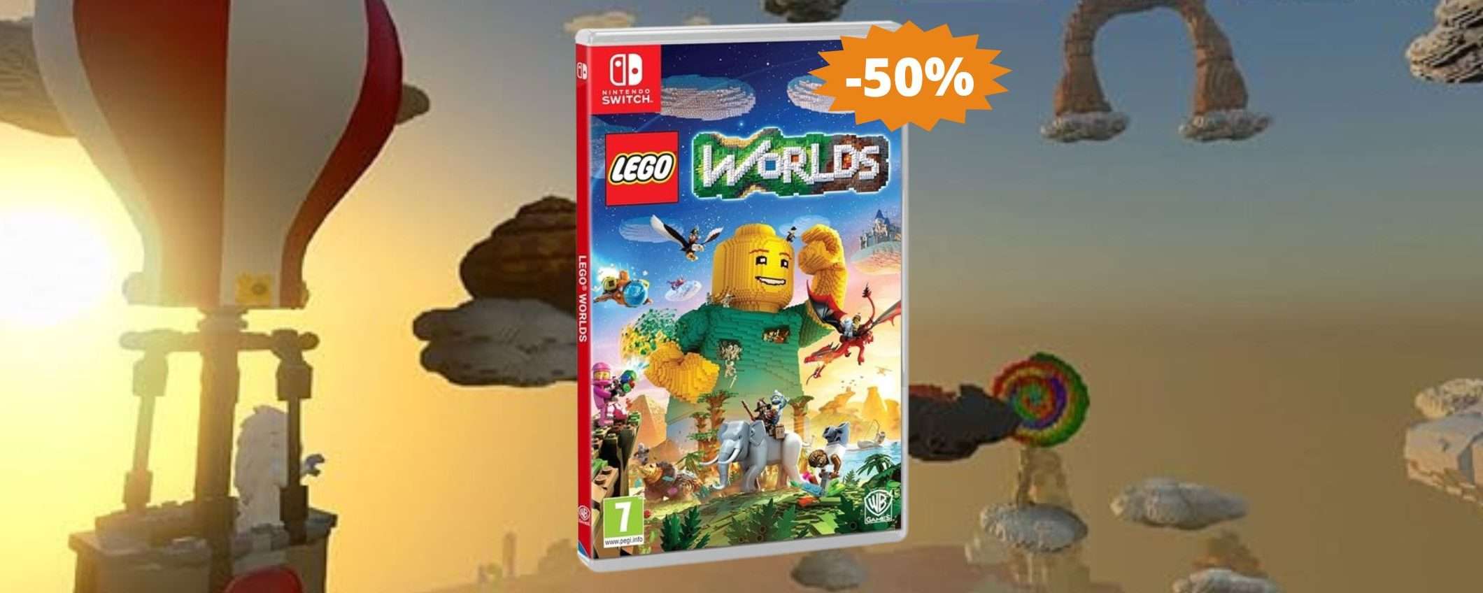Lego Worlds per Nintendo Switch: sconto FOLLE del 50% Lego Worlds per Nintendo Switch: sconto FOLLE del 50%