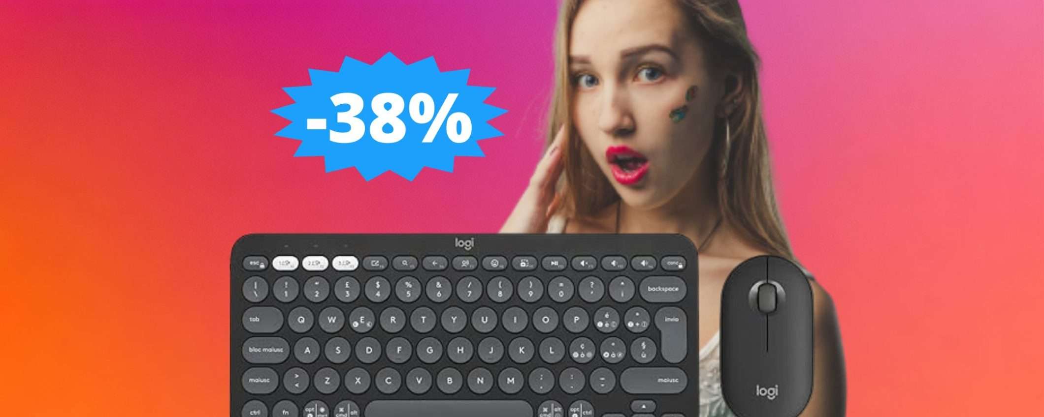 Logitech Pebble 2 Combo: un AFFARE da non perdere (-38%) Logitech Pebble 2 Combo: un AFFARE da non perdere (-38%)