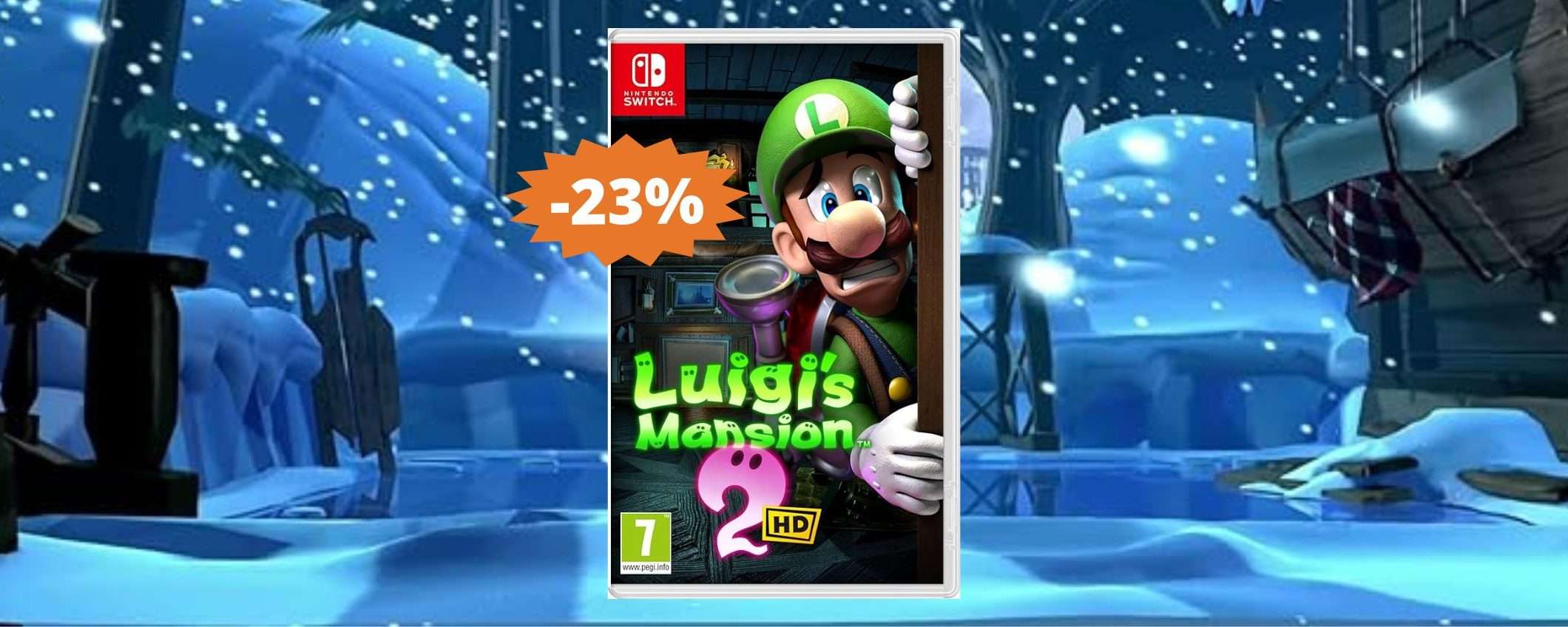 Luigi's Mansion 2 HD: sconto IMPERDIBILE del 23% Luigi's Mansion 2 HD: sconto IMPERDIBILE del 23%