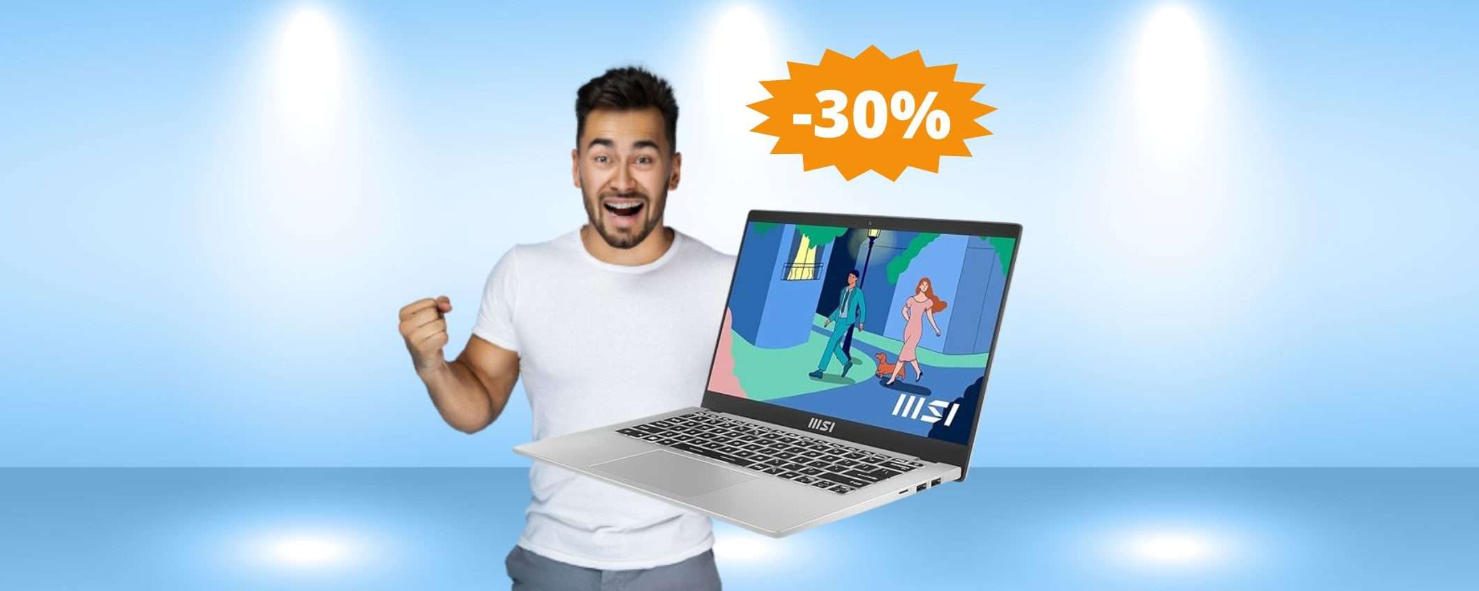 MSI Modern 14: raffinato, potente e in MEGA sconto (-30%) MSI Modern 14: raffinato, potente e in MEGA sconto (-30%)