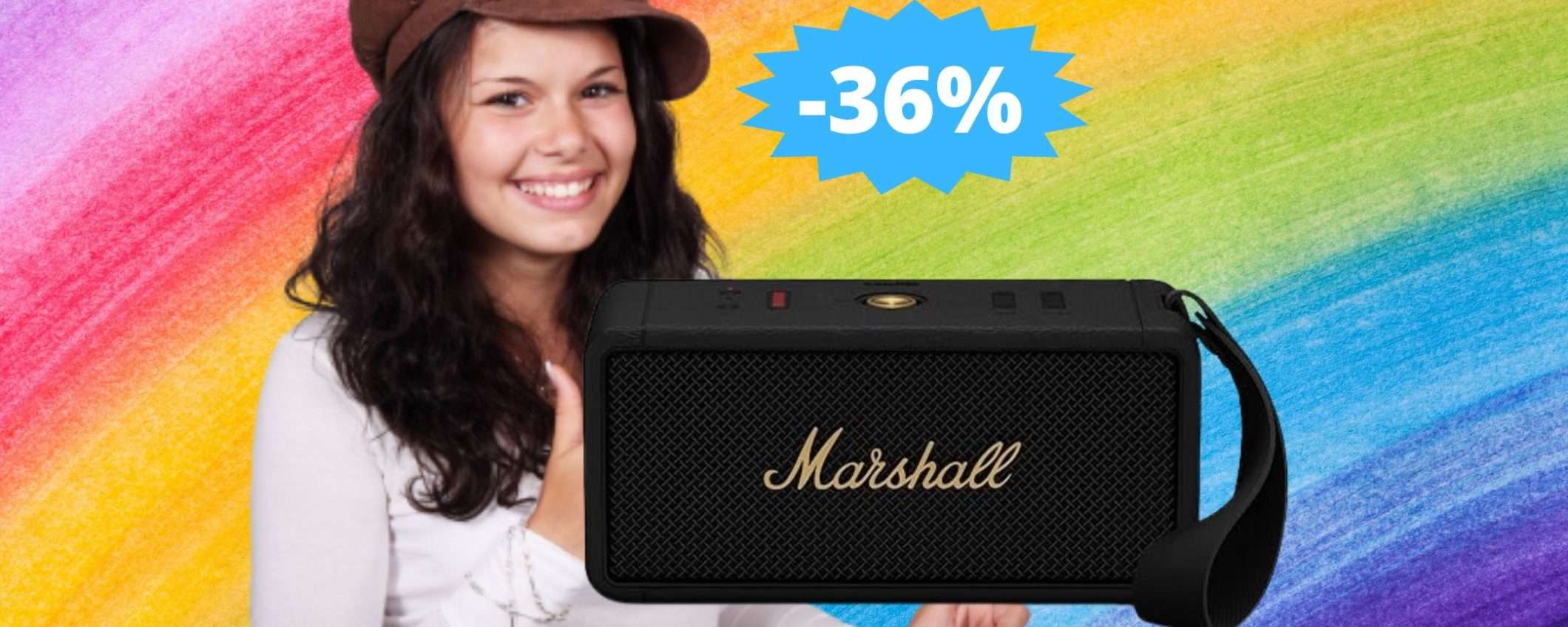 Speaker Marshall Middleton: MEGA sconto del 36% su Amazon Speaker Marshall Middleton: MEGA sconto del 36% su Amazon