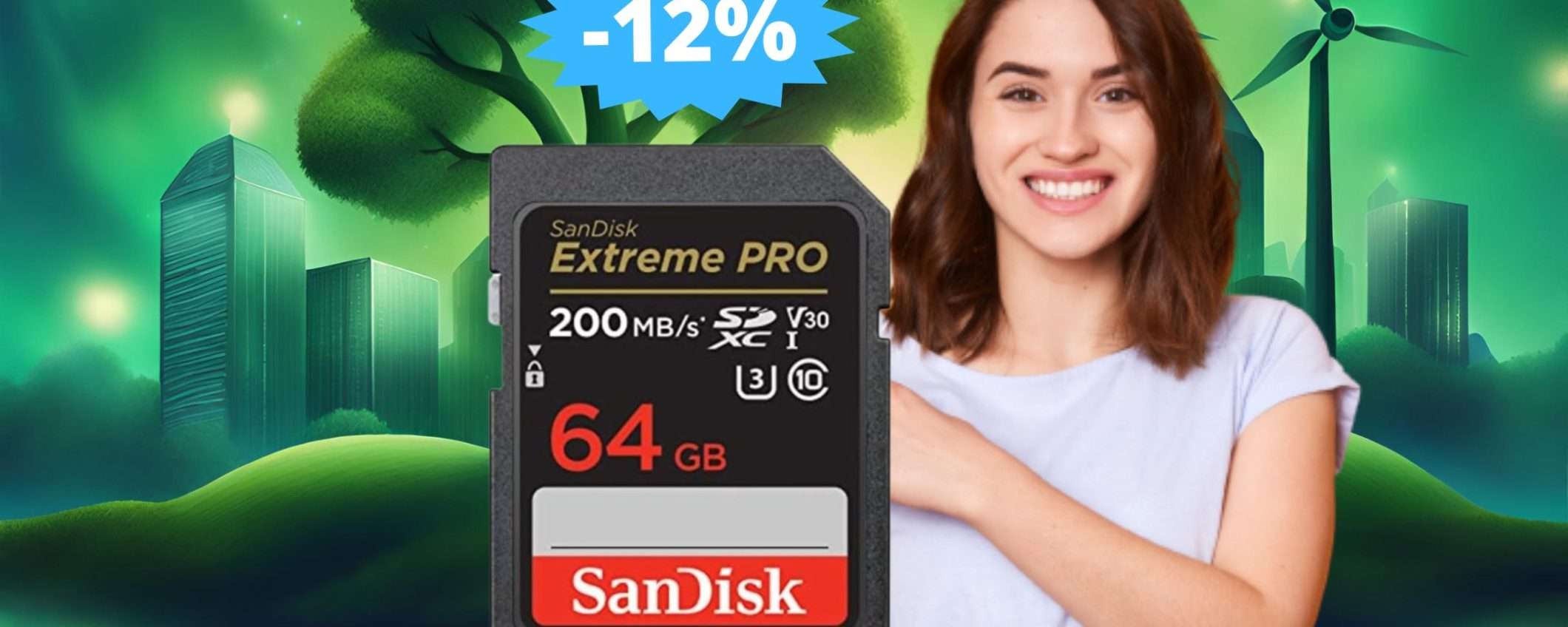 Micro SD SanDisk 64GB Extreme PRO: alta qualità in SCONTO Micro SD SanDisk 64GB Extreme PRO: alta qualità in SCONTO