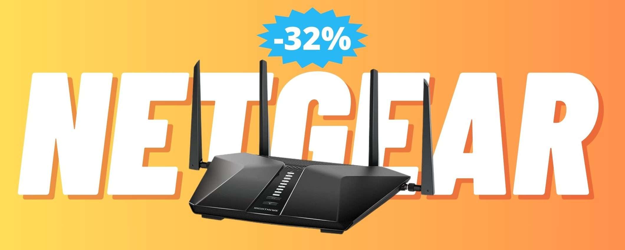 NETGEAR Nighthawk AX6 RAX50: un AFFARE da non perdere (-32%) NETGEAR Nighthawk AX6 RAX50: un AFFARE da non perdere (-32%)