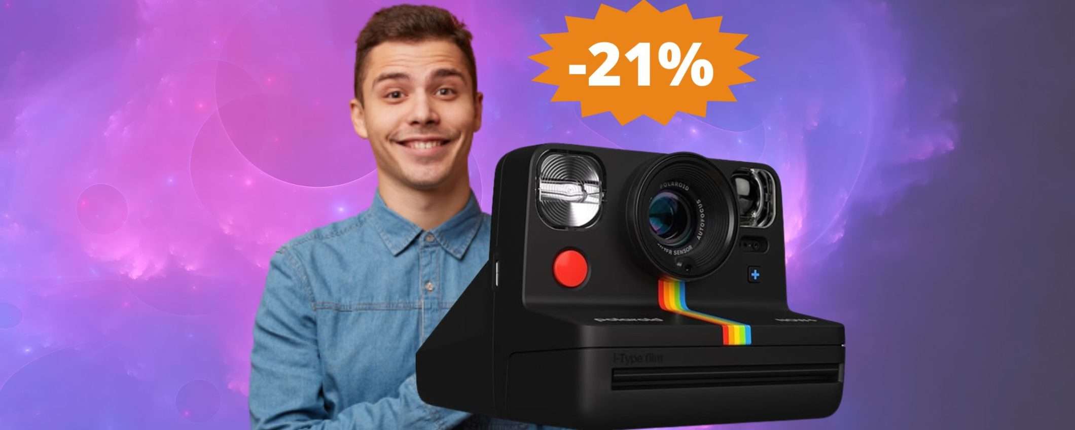 Polaroid Now+ Gen 2: SUPER sconto del 21% su Amazon Polaroid Now+ Gen 2: SUPER sconto del 21% su Amazon