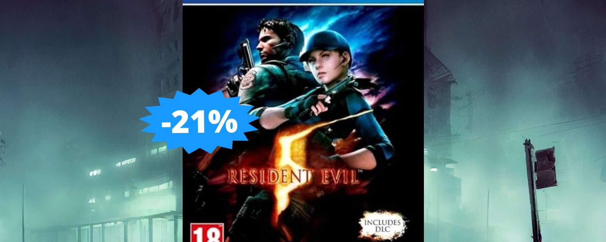 Resident Evil 5 per PS4: un AFFARE da non perdere (-33%) Resident Evil 5 per PS4: un AFFARE da non perdere (-33%)