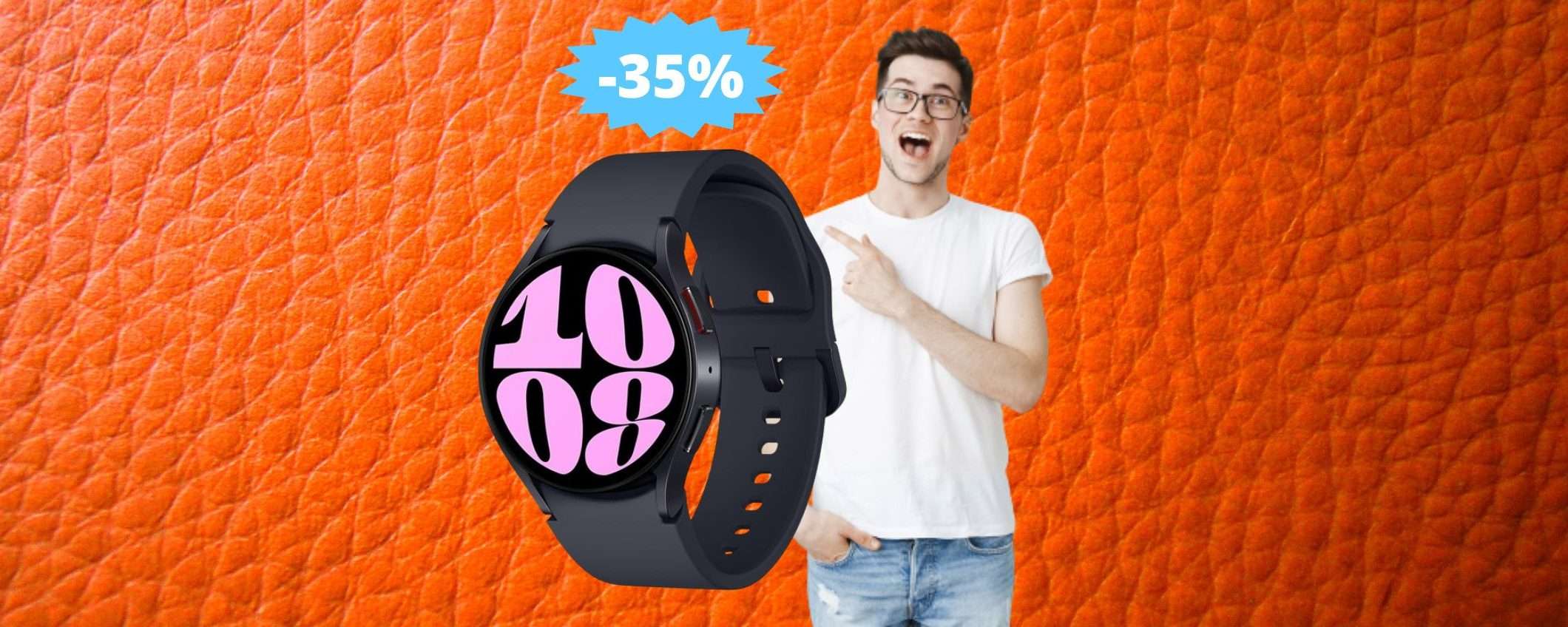 Samsung Galaxy Watch6: un AFFARE da non perdere (-35%) Samsung Galaxy Watch6: un AFFARE da non perdere (-35%)
