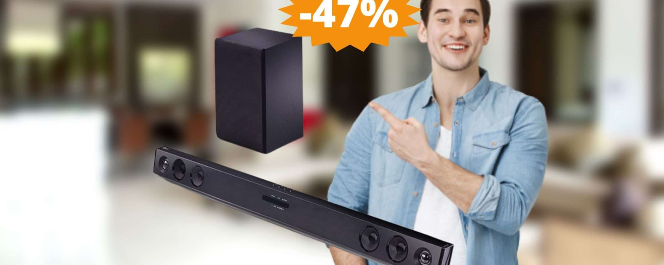 Soundbar LG SQC2: sconto IMBATTIBILE del 47% Soundbar LG SQC2: sconto IMBATTIBILE del 47%