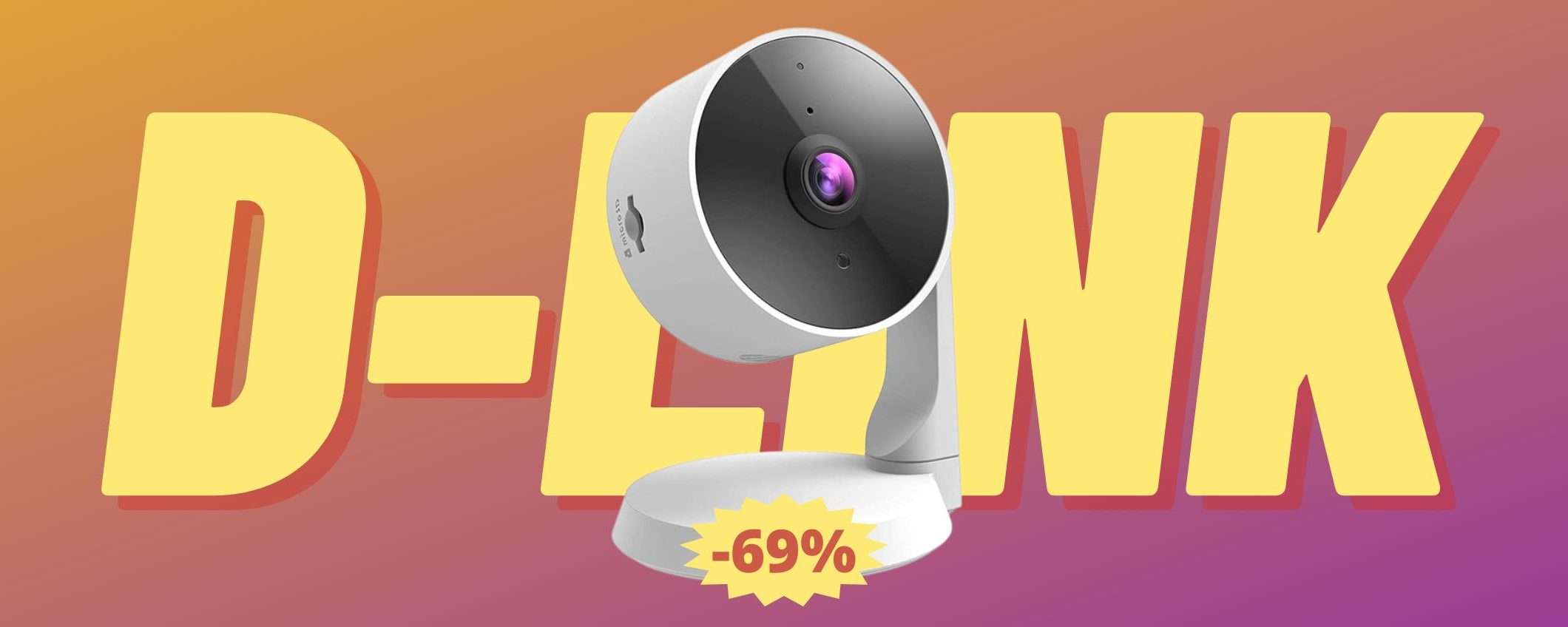 Telecamera per interni D-Link: CROLLO del prezzo su Amazon (-69%) Telecamera per interni D-Link: CROLLO del prezzo su Amazon (-69%)