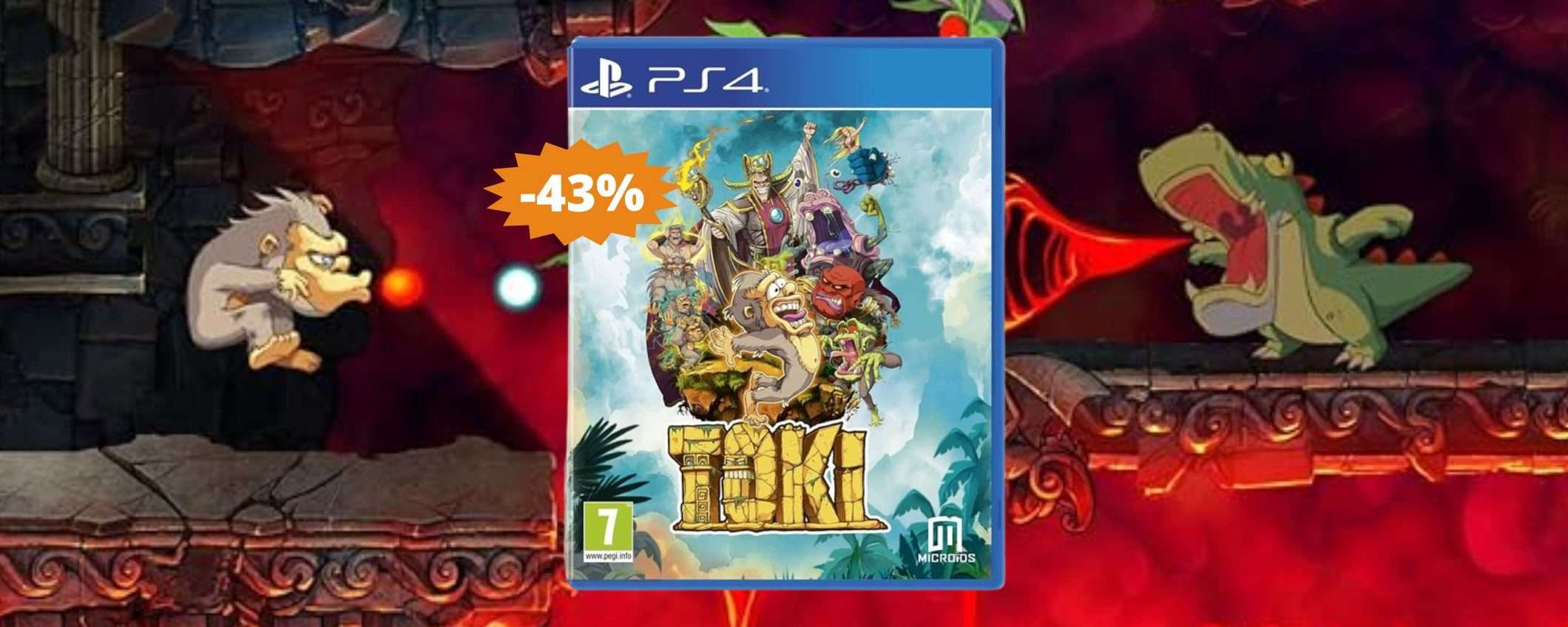Toki per PS4: un'avventura che non puoi perdere (-43%) Toki per PS4: un'avventura che non puoi perdere (-43%)