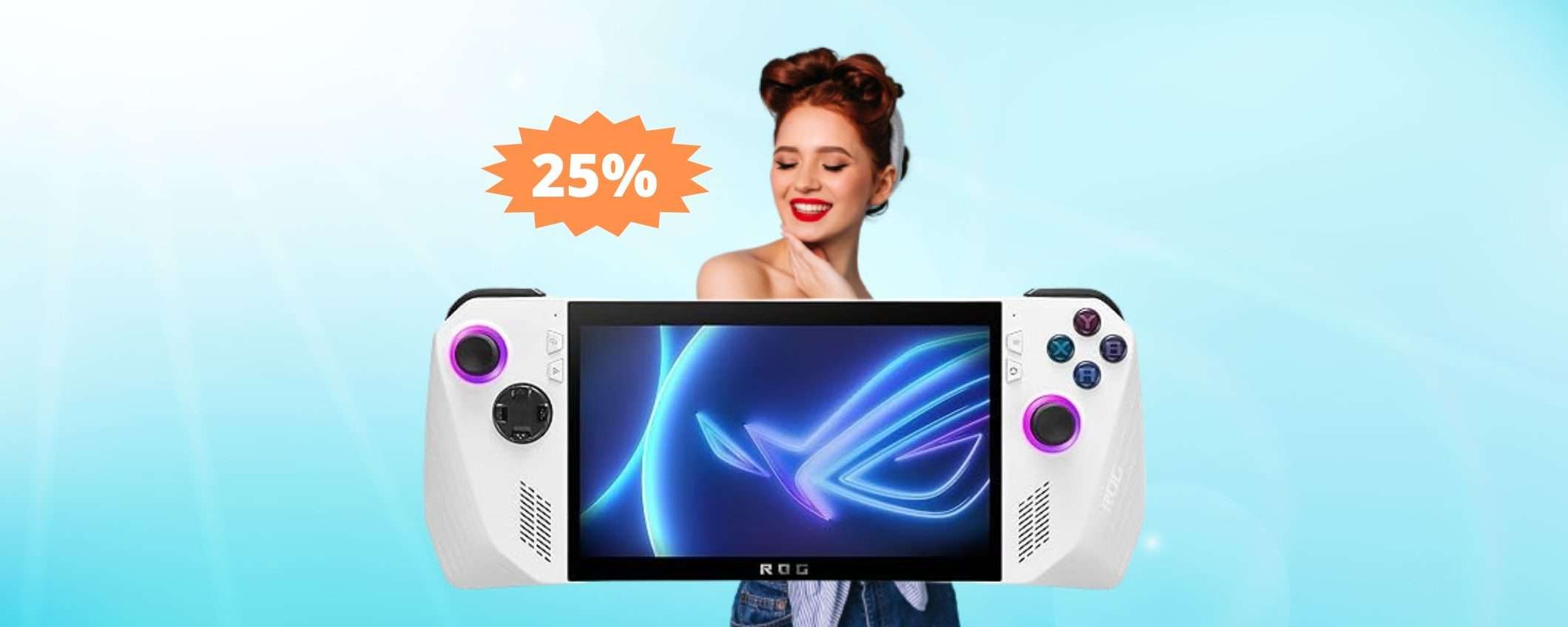 ASUS ROG Ally: potente e versatile, in SUPER sconto (-25%) ASUS ROG Ally: potente e versatile, in SUPER sconto (-25%)
