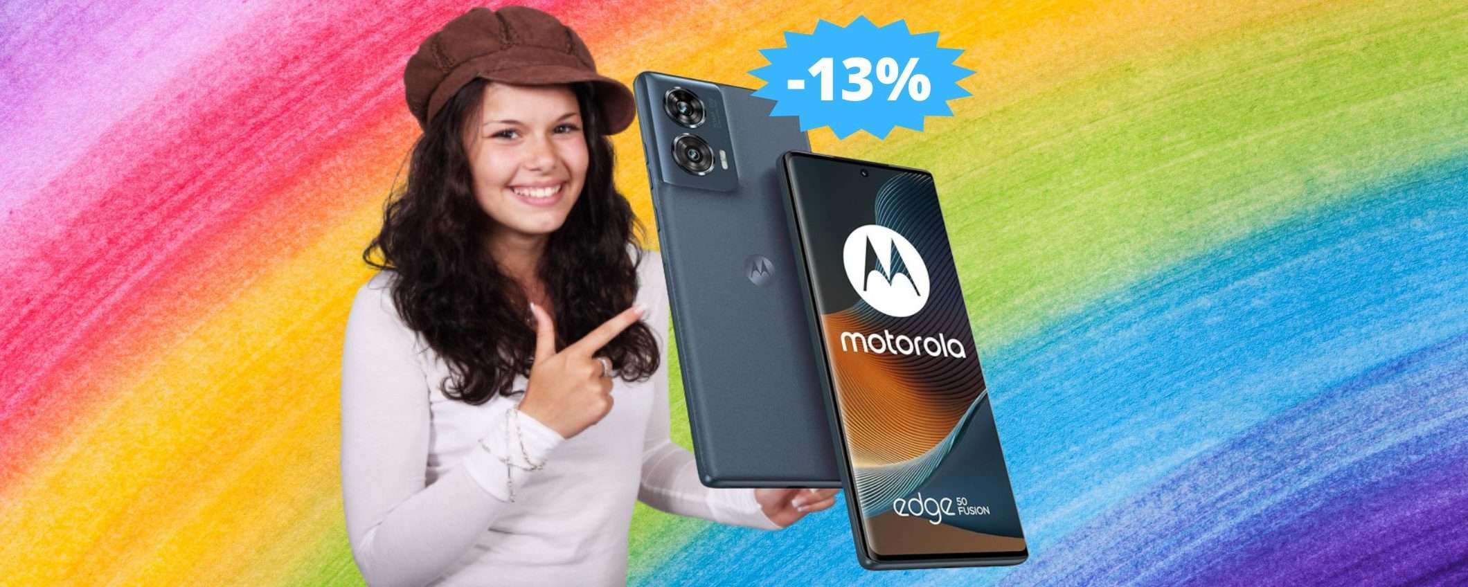Motorola Edge 50 Fusion: sconto ESCLUSIVO del 13% su Amazon Motorola Edge 50 Fusion: sconto ESCLUSIVO del 13% su Amazon