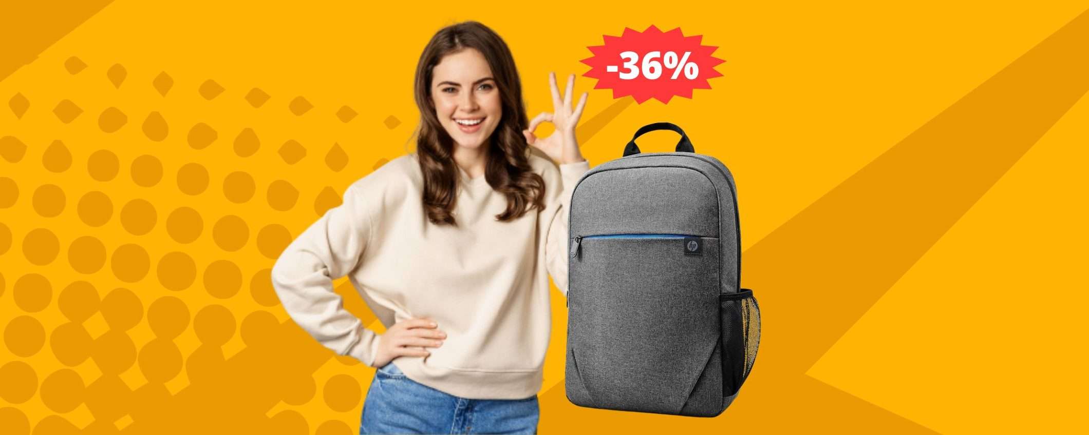 Zaino per laptop HP Prelude: bello, di qualità e in MEGA sconto Zaino per laptop HP Prelude: bello, di qualità e in MEGA sconto