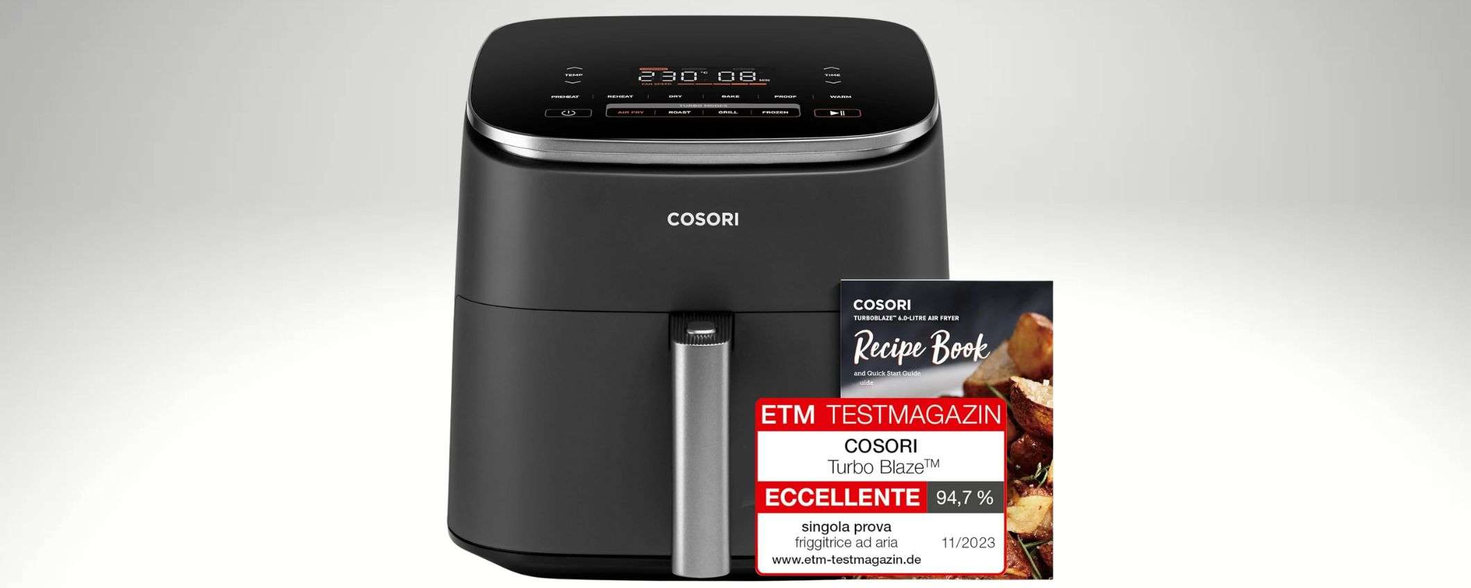COSORI Turbo Blaze 6L: la friggitrice ad aria che cuoce tutto e ti fa risparmiare COSORI Turbo Blaze 6L: la friggitrice ad aria che cuoce tutto e ti fa risparmiare