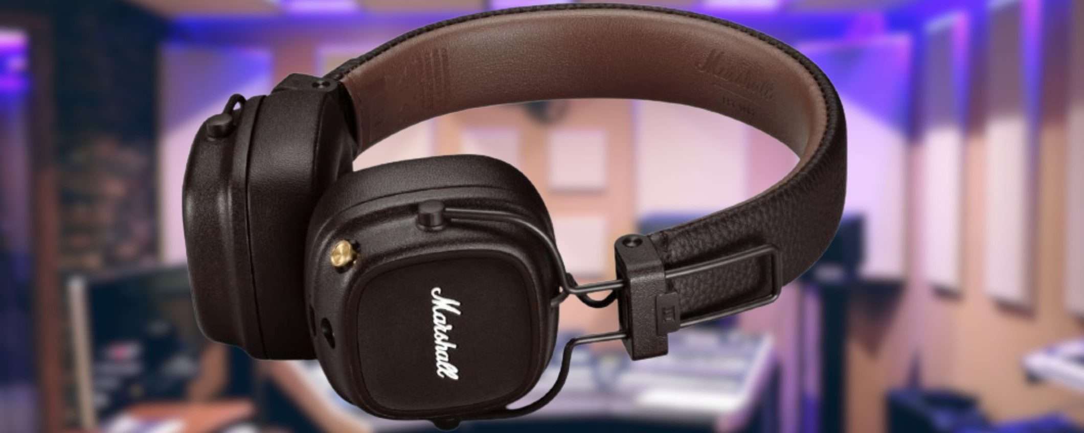 Marshall Major IV, sconto 42%: cuffie PREMIUM a prezzo ACCESSIBILE (86€) Marshall Major IV, sconto 42%: cuffie PREMIUM a prezzo ACCESSIBILE (86€)