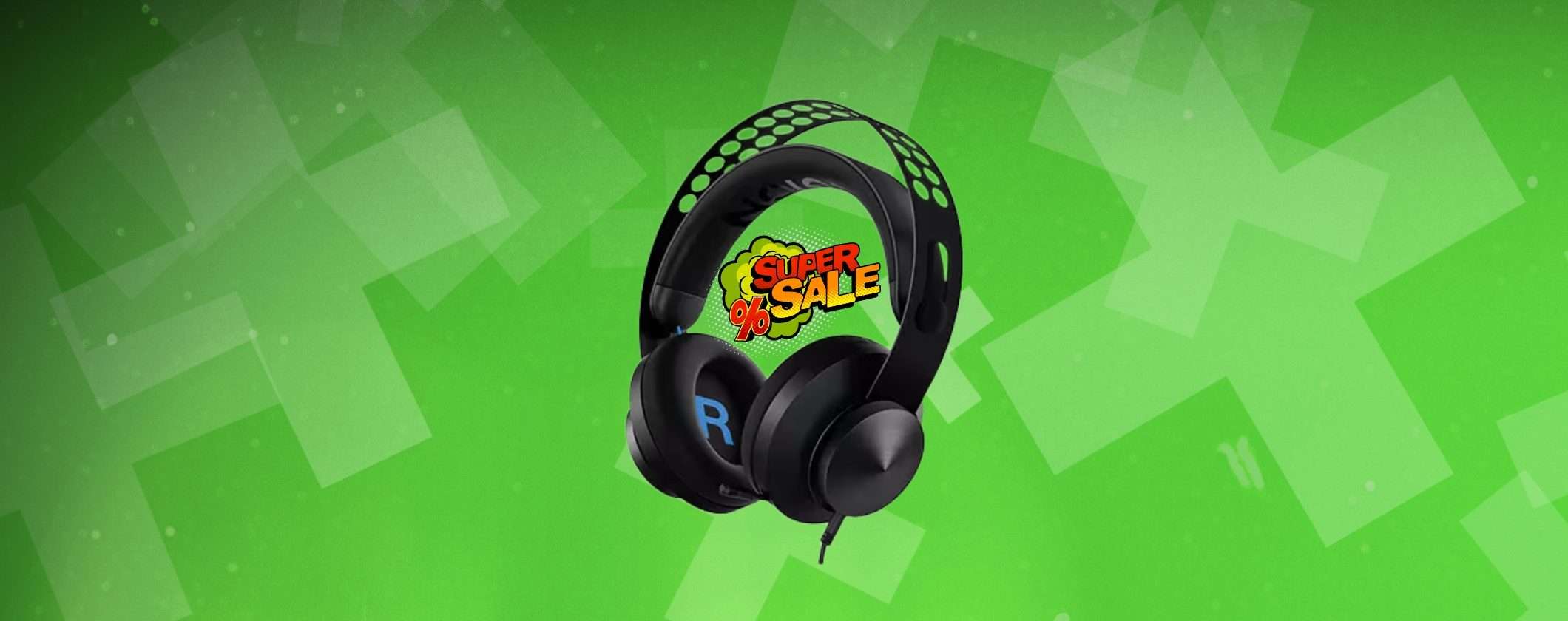 Cuffie Gaming Lenovo Legion H300 a METÀ PREZZO Cuffie Gaming Lenovo Legion H300 a METÀ PREZZO