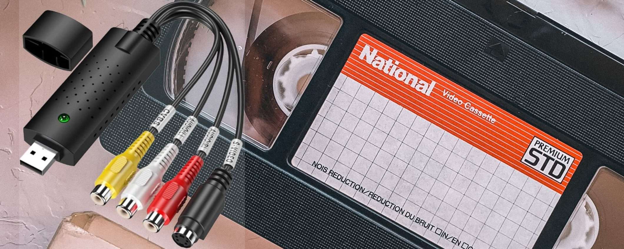 Vecchie videocassette: rendile ETERNE con questo gadget assurdo da 8,99€ Vecchie videocassette: rendile ETERNE con questo gadget assurdo da 8,99€